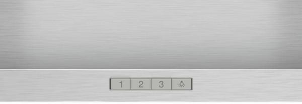 Bosch DWP96BC50 Serie 2 Wandesse, 90 cm breit, Ab-/Umluft, Walmdach-Design, Edelstahl