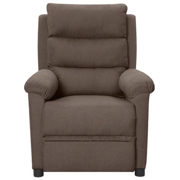 Relaxsessel Elektrisch Taupe Stoff