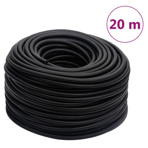 ARDEBO.de - Hybrid-Luftschlauch Schwarz 0,6" 20 m Gummi und PVC