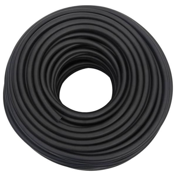 Hybrid-Luftschlauch Schwarz 0,6" 20 m Gummi und PVC