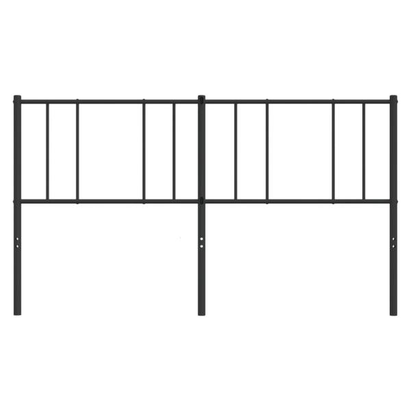 Kopfteil Metall Schwarz 180 cm