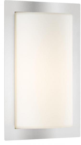 LCD Außenwandleuchte, E27, 75 Watt, edelstahl (043)