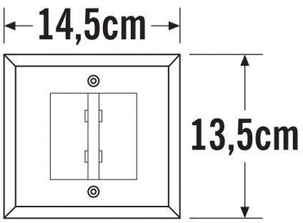 Konstsmide HPLED Bodeneinbaustrahler, 230-240V, 6W, 3000K, edelstahl (7960-310)