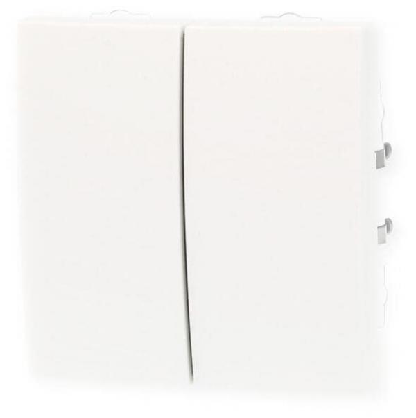 ARDEBO.de Berker 85142188 Taste, 2fach, S.1/B.3/B.7, polarweiß matt