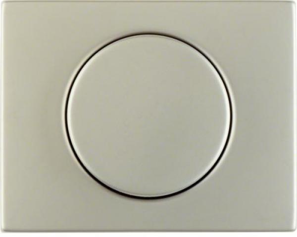 ARDEBO.de Berker 11357004 Zentralstück mit Regulierknopf für Drehdimmer, K.5, Edelstahl, Metall mattiert