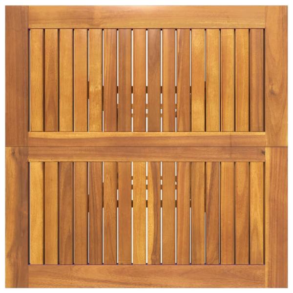 3-tlg. Gartenbar-Set Massivholz Akazie