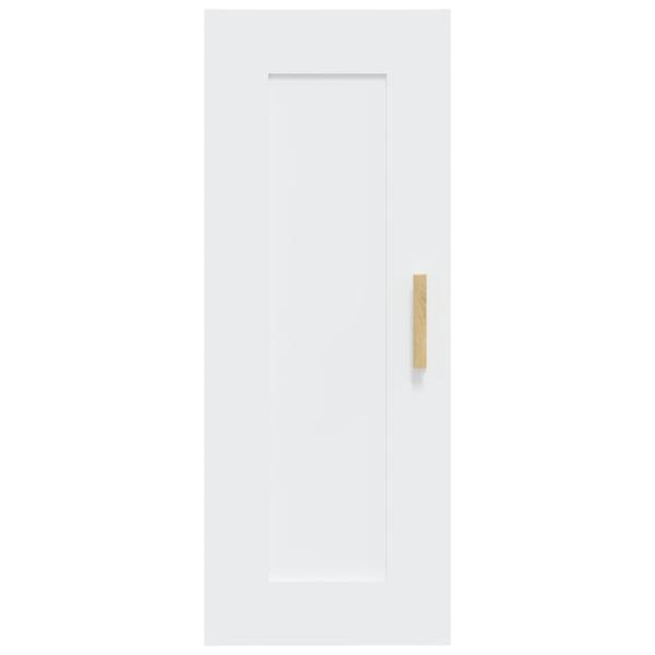 Wandschrank Weiß 35x34x90 cm Holzwerkstoff