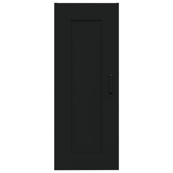 ARDEBO.de - Hängeschrank Schwarz 35x34x90 cm Holzwerkstoff