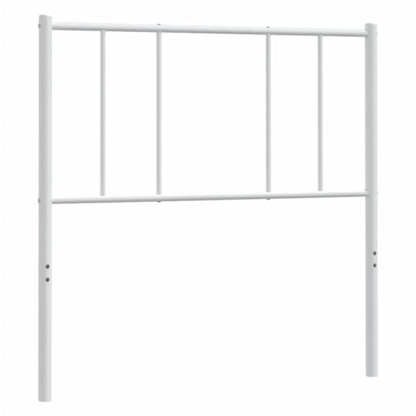 Kopfteil Metall Weiß 90 cm