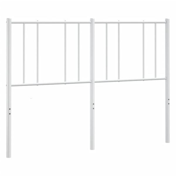 ARDEBO.de - Kopfteil Metall Weiß 150 cm