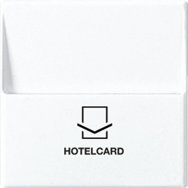 ARDEBO.de Jung A590CARDWW Hotelcard-Schalter (ohne Taster-Einsatz), Alpinweiß