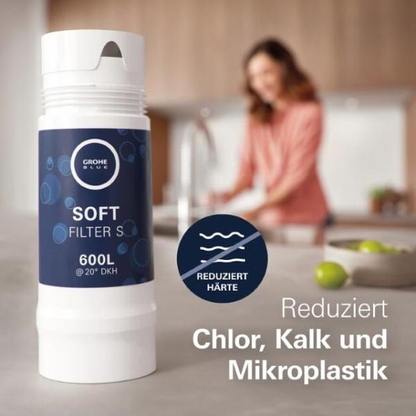 GROHE Blue Filter S-Size, 600L Kapazität, für Blue Home/Professional/Pure (40404001)