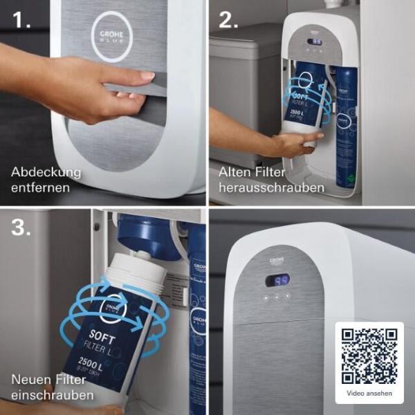 GROHE Blue Filter L-Size, 2600L Kapazität, für Blue Professional/Pure (40412001)