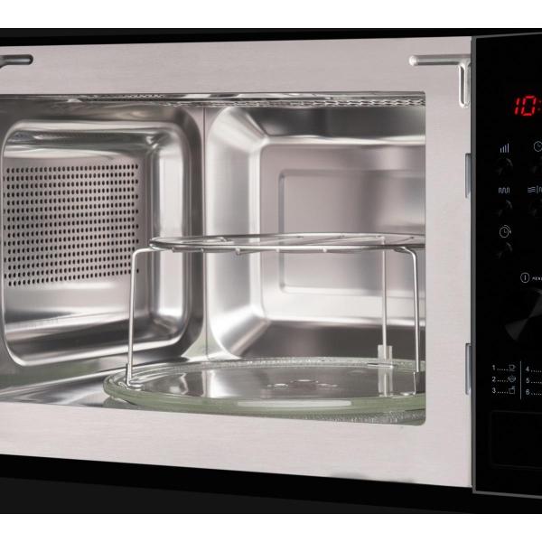 Amica EMW 13170 S Einbau-Mikrowelle, 20 L, 700 W, 900 W Grill, 9 Programme, schwarz
