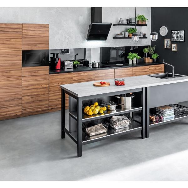 Amica EMW 13170 S Einbau-Mikrowelle, 20 L, 700 W, 900 W Grill, 9 Programme, schwarz
