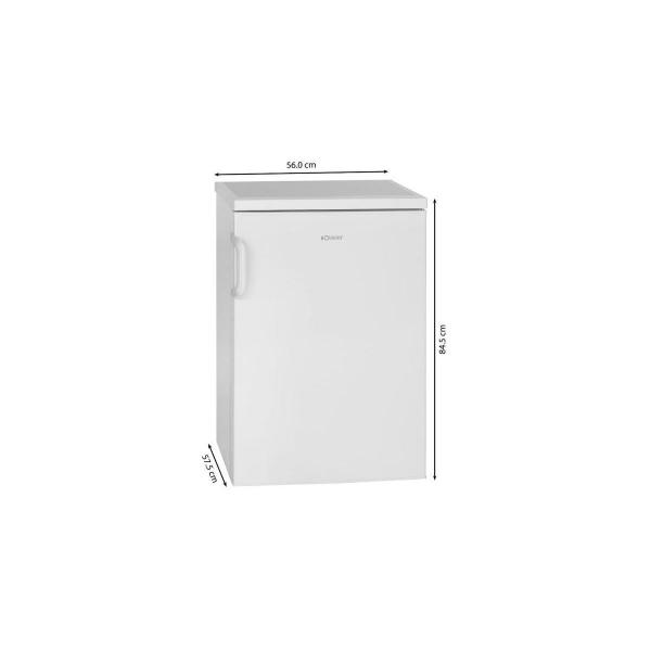 Bomann VS2195.1 Vollraumkühlschrank, 56cm breit, 133 Liter, Abtauautomatik, weiß