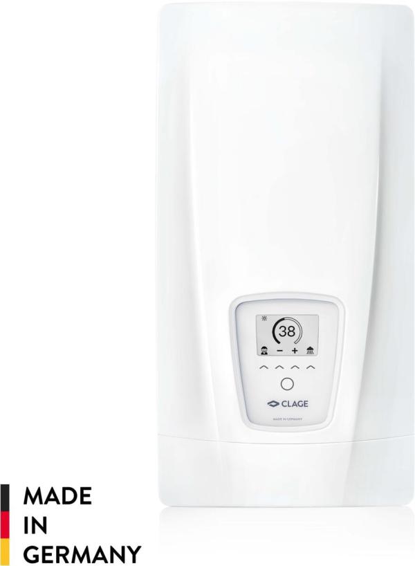 ARDEBO.de Clage DEX Next elektronischer Durchlauferhitzer, 18-27kW, EEK:A, Smarthome, MPS, weiß