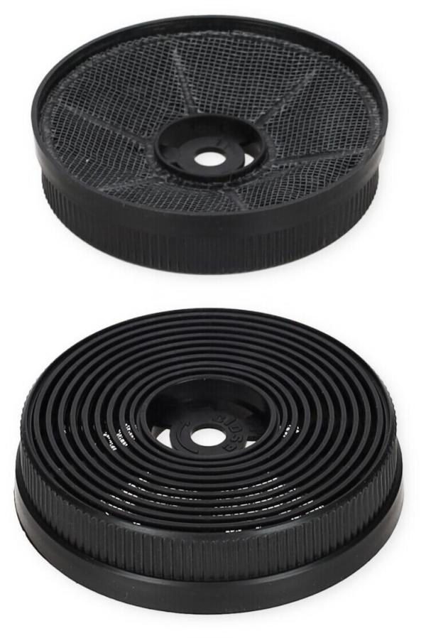 Bomann KF 571 Aktivkohlefilter für DU 774/7602, schwarz, 2 Stck.