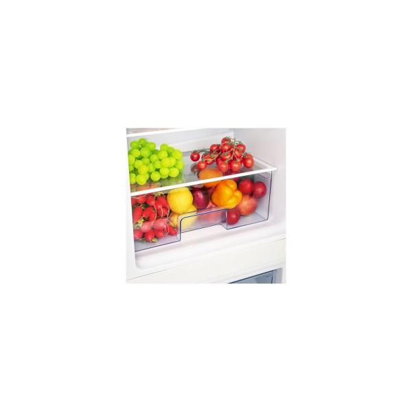Amica KGC 384 110 E Stand Kühl-Gefrierkombination, 52cm breit, 148 cm hoch, 138 L, Automatische Abtauung, 2 Ablagen, Edelstahloptik