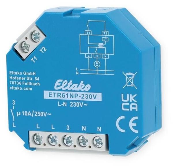 ARDEBO.de Eltako ETR61NP-230V Trennrelais für Einbaumontage, 1 Schließer 10A (61100630)
