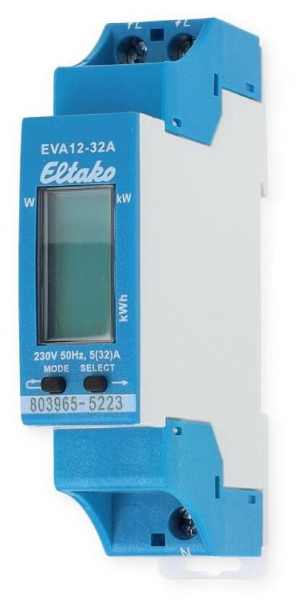 ARDEBO.de Eltako EVA12-32A Energieverbrauchsanzeige, Maximalstrom 32A (28032411)