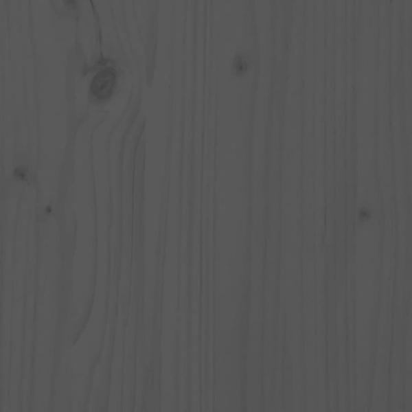 Gartentisch Grau 159,5x82,5x110 cm Massivholz Kiefer