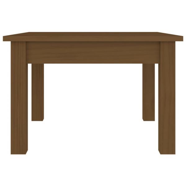 Couchtisch Honigbraun 45x45x30 cm Massivholz Kiefer
