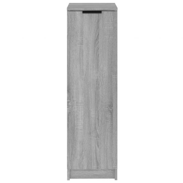 Schuhschrank Grau Sonoma 30x35x100 cm Holzwerkstoff