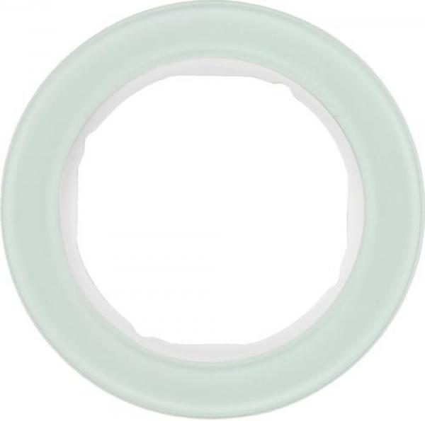 ARDEBO.de Berker 10112009 Rahmen, 1fach, Serie R.Classic, Glas, polarweiß