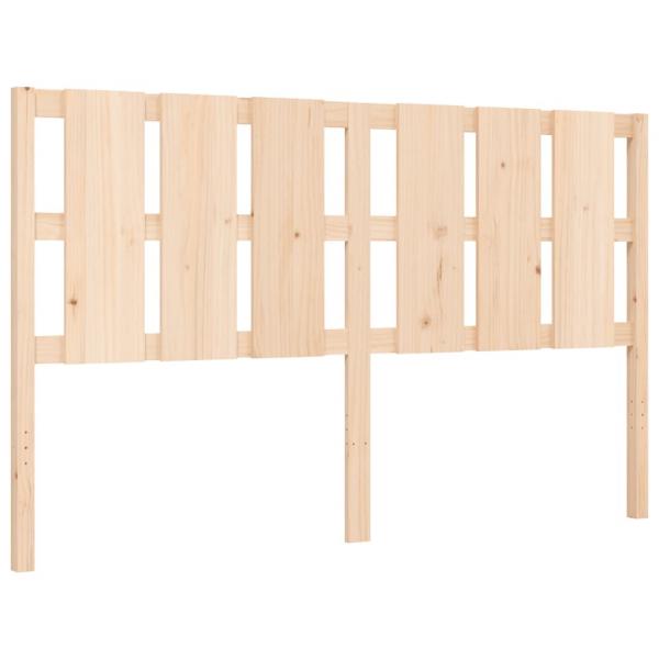 Massivholzbett mit Kopfteil