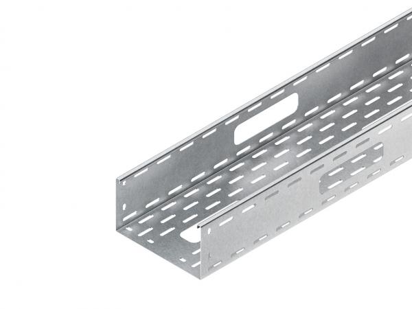 ARDEBO.de - RSV 110.200 S Verteilerrinne, 110x200x3000 mm, t=1,5 mm, gelocht, Stahl, bandver