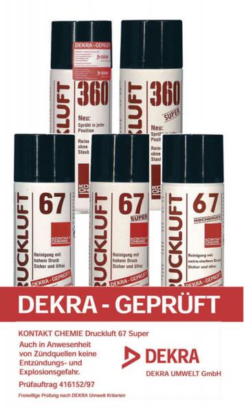 Hellermanntyton DRUCKLUFT 67 SUPER (200) Kontakt Chemie Druckluft 67 Super 200ml Dose