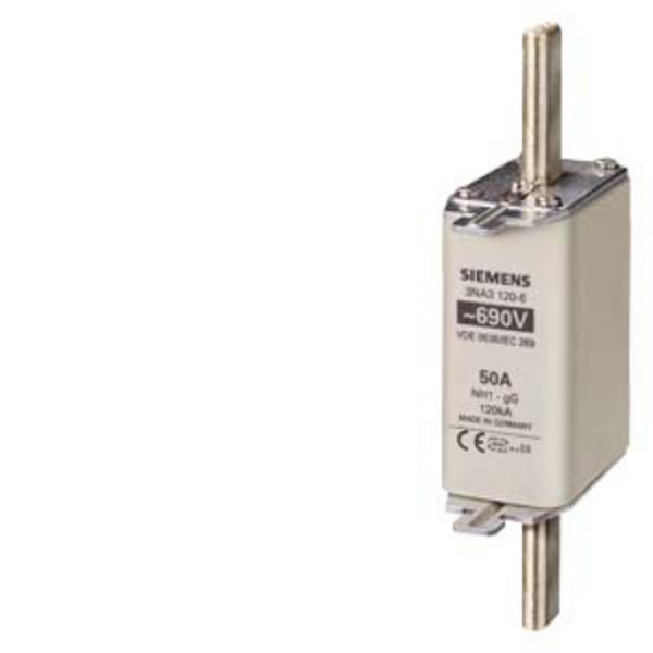 Siemens 3NA3136-6 NH-Sicherungseinsatz, NH1, In: 160 A, gG, Un AC: 690 V, Un DC: 440 V (Menge: 3 Stück je Bestelleinheit)