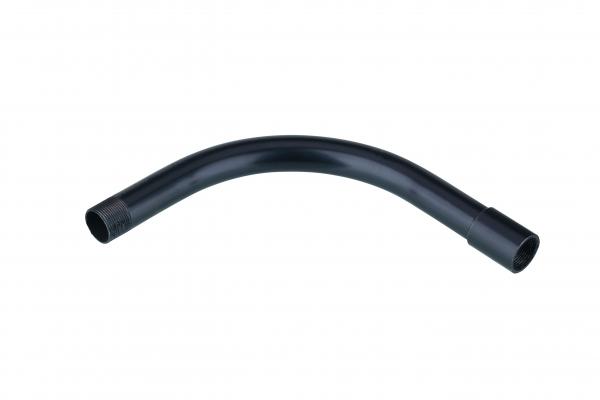 ARDEBO.de - SB-E 40 lackiert Stahlrohr Gewindebogen SB-E 40 lackiert schwarz