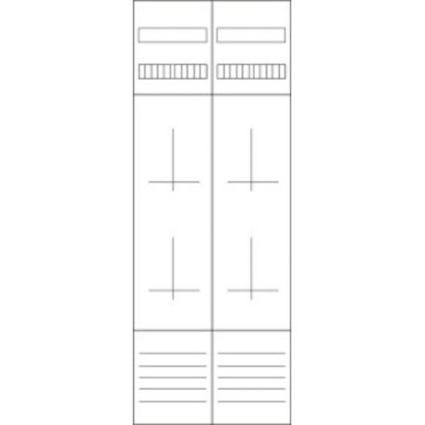 Eaton Electric ZSD-Z29A1074 Zählerfeld, 2-feldrig, vorbereitet, Version Z29A1074