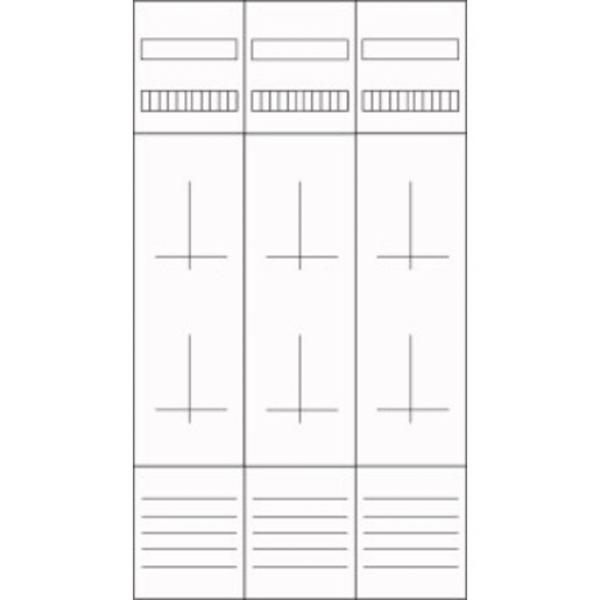 Eaton Electric ZSD-Z39A1075 Zählerfeld, 3-feldrig, vorbereitet, Version Z39A1075