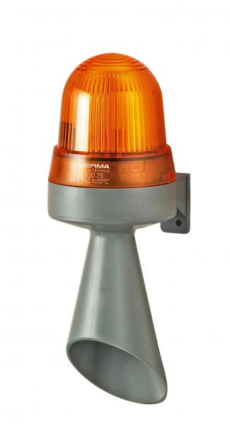 ARDEBO.de - 425.320.75 Blitzlicht-Hupe WM Dauerton 24VAC/DC YE