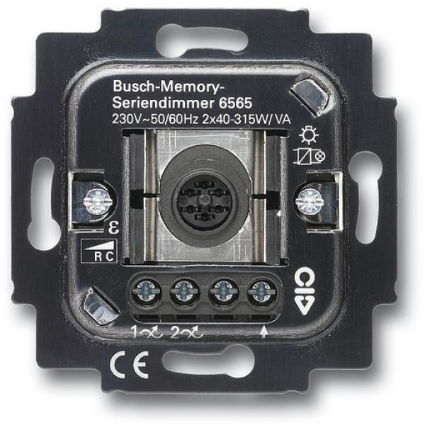 Busch-jaeger 6565 U Busch-Serien-Tastdimmer UP, RC, 45-315 W
