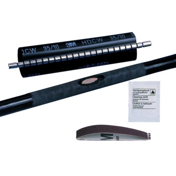 3m HDCW-110/30-500 3M? HDCW Warmschrumpf-Reparaturmanschette, Schwarz, 110/30 mm, 5