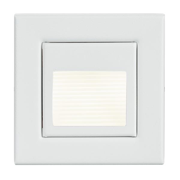Brumberg R3929W LED-Wandeinbauleuchte 230 V AC, 50 Hz, 1,2 W, 6.500 K, quadratisch, struk
