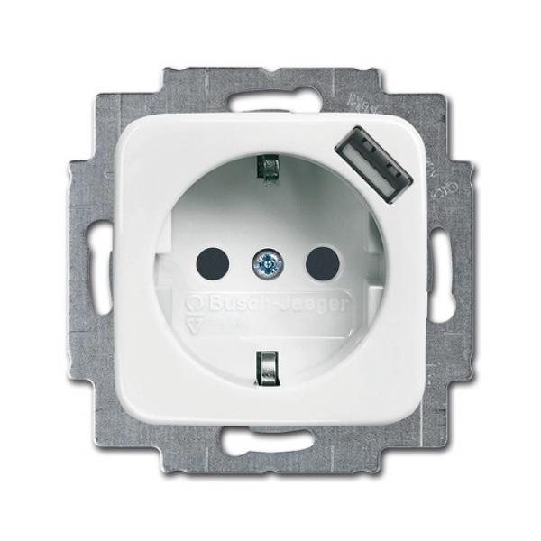 Busch-jaeger 20 EUCBUSB-214 SCHUKO® USB-Steckdose mit erh. Berührungsschutz