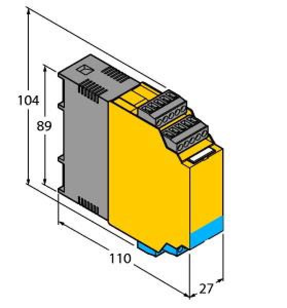 ARDEBO.de - FMX-IM-3UR38X Strömungsüberwachung, Für den Anschluss von Ex-Strömungssensoren, 