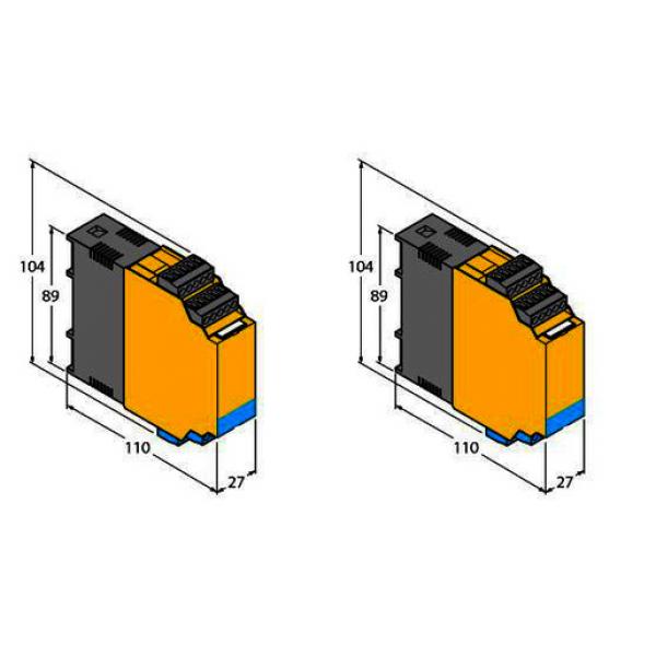 Turck FMX-IM-3UR38X Strömungsüberwachung, Für den Anschluss von Ex-Strömungssensoren, 
