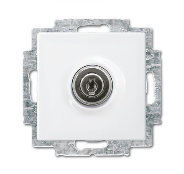 ARDEBO.de - 20 EUKBSL-914-101 SCHUKO® Steckdosen-Einsatz mit Klappdeckel und Schloss