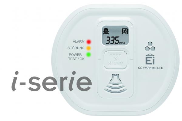 ARDEBO.de - Ei208iDW i-serie Kohlenmonoxidwarnmelder mit LCD-Display und fest eingebauter 10