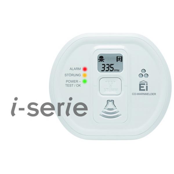 Ei Electronics Ei208iDW i-serie Kohlenmonoxidwarnmelder mit LCD-Display und fest eingebauter 10
