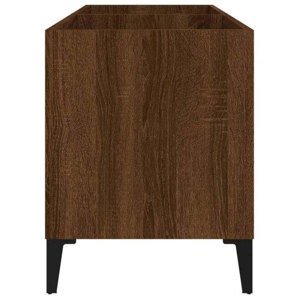 Plattenschrank Braun Eichen-Optik 74,5x38x48 cm Holzwerkstoff