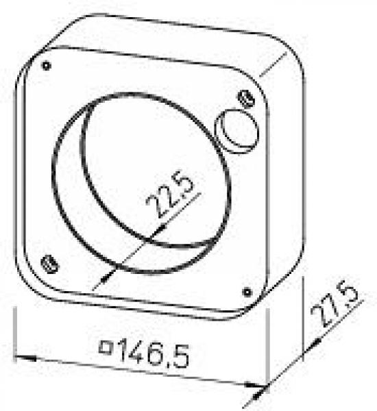 Helios MF 90 Montageflansch (819)