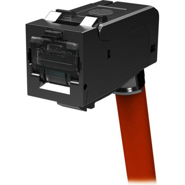Easylan CKWAK007 fixLink® SL RJ45 Keystone geschirmt Kat.6A (ISO/IEC) AWG 24-22 gewinkel (Menge: 24 Stück je Bestelleinheit)