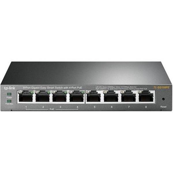 Jabra TL-SG108PE TP-Link TL-SG108PE 8-Port Gigabit Desktop POE Smart Switch
